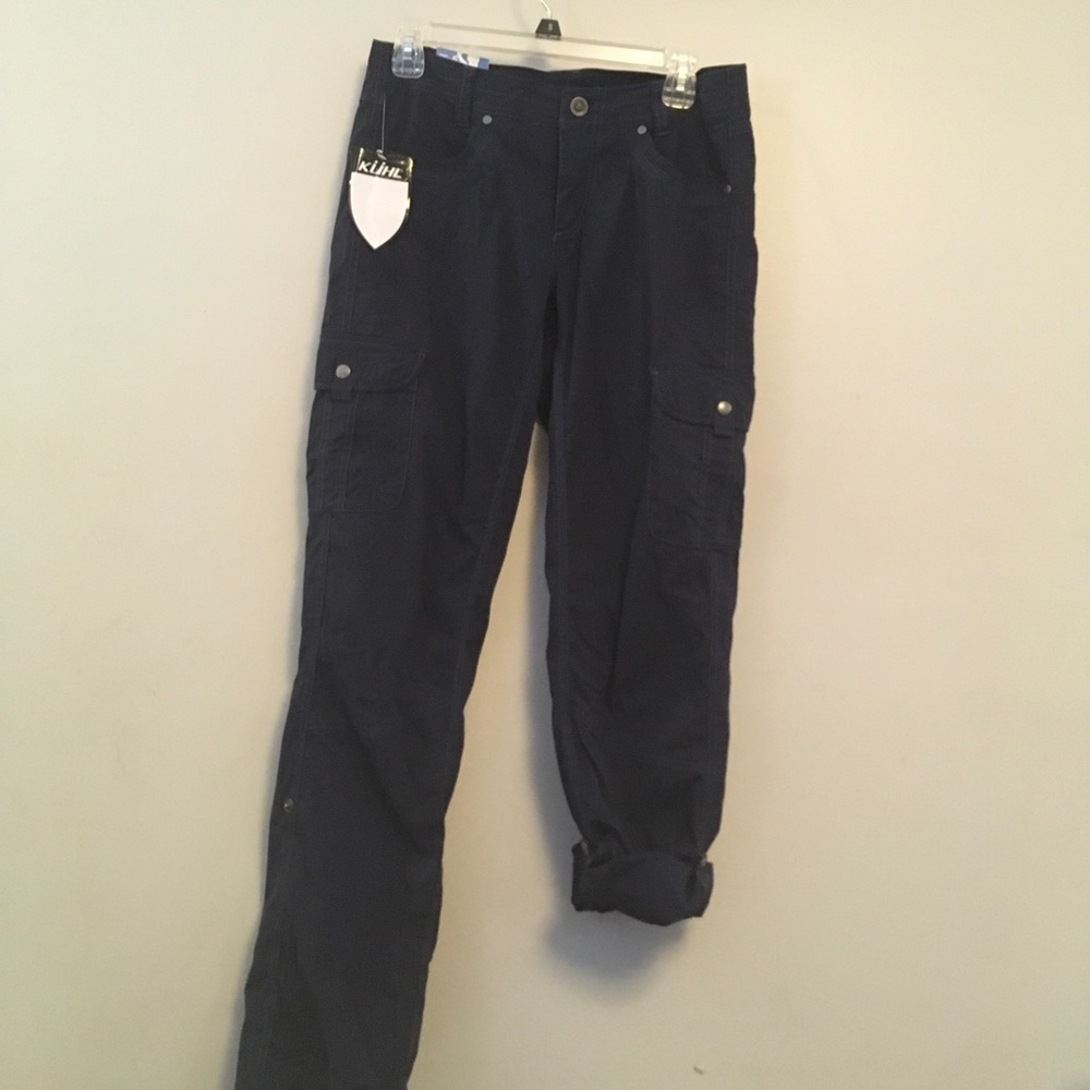 Kuhl splash roll up hiking pants sz 6 reg indigo